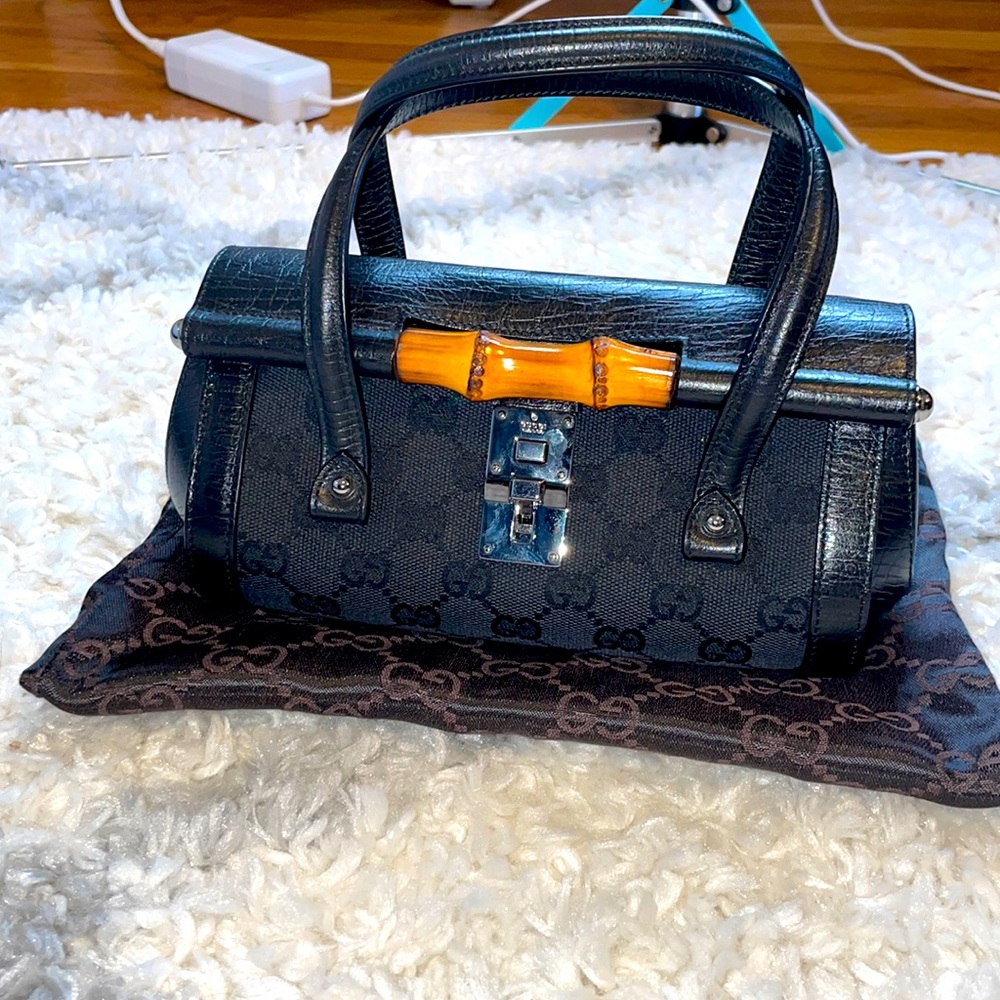 Vintage Black Gucci Purse - Shoulder Bag